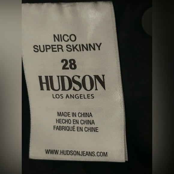 Hudson Womens Nico Mid Rise Skinny Fit Jeans, Style: WM407DEZ - Picture 3 of 8